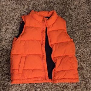 Child’s Orange Puffer Vest